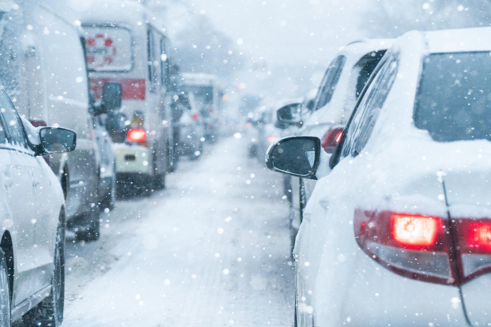 hybrid working due to snow