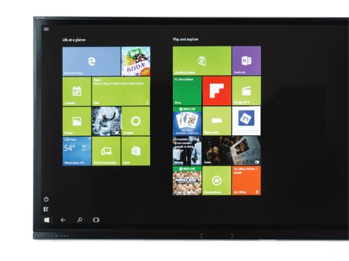 Avocor makes working with touch screen a tablet-like experience